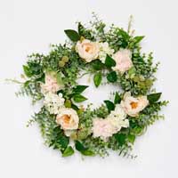 20" Peony Hydrangea Wreath